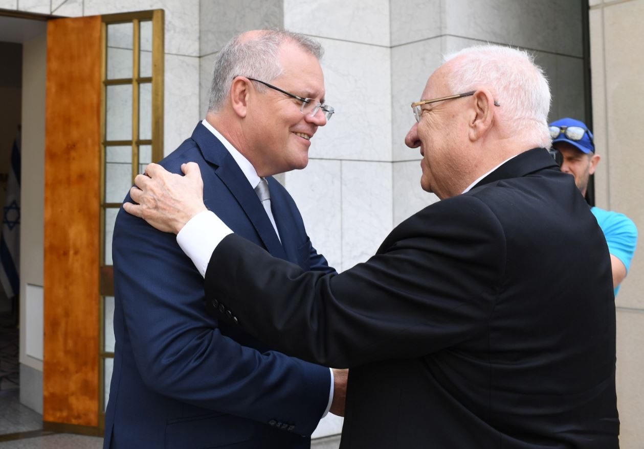 Australien Premierminister Morrison empfängt Präsident Rivlin